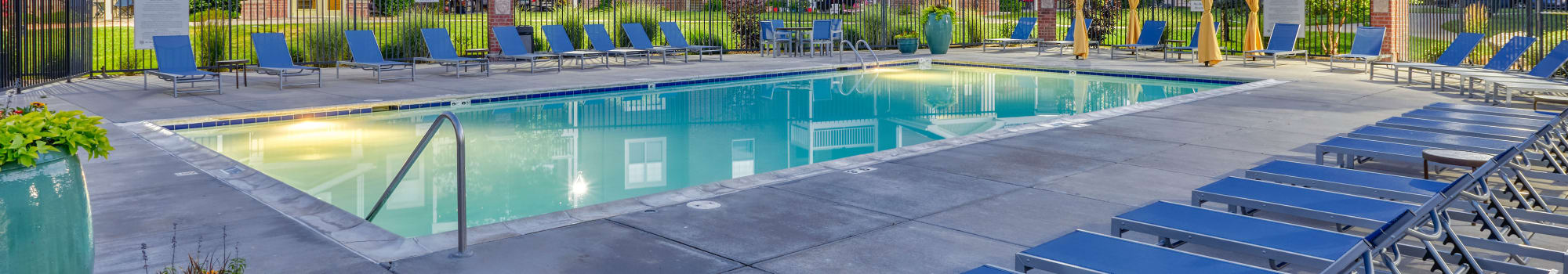 Swimming pool at Bear Valley Park in Denver, Colorado