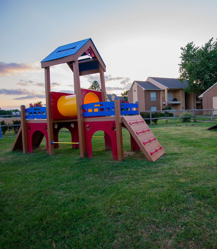Playground/pet park at Windsail Apartments in Tulsa, Oklahoma
