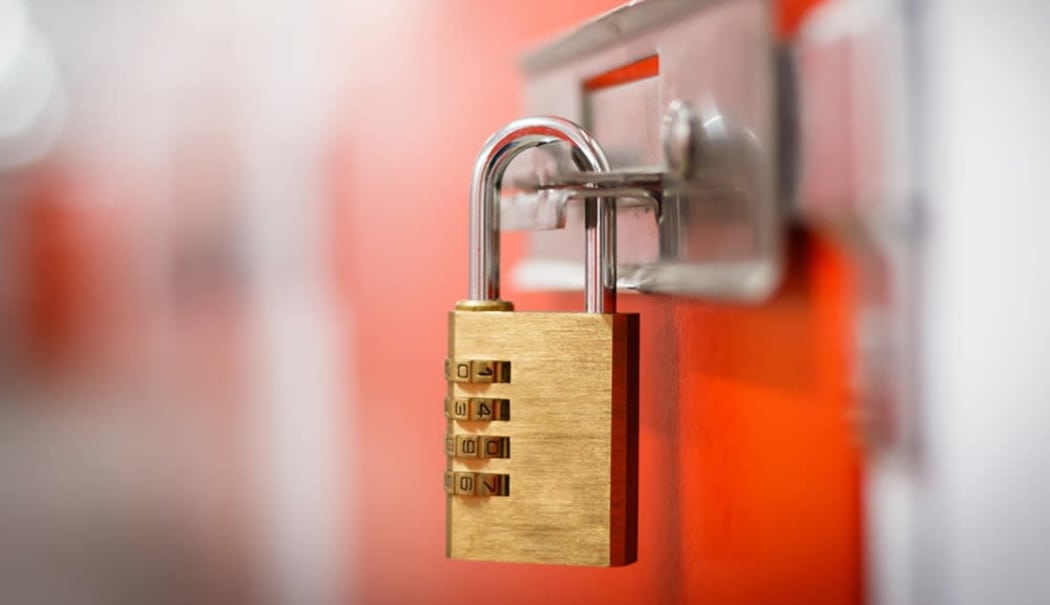 Locked unit at Prime Storage in Albany, New York