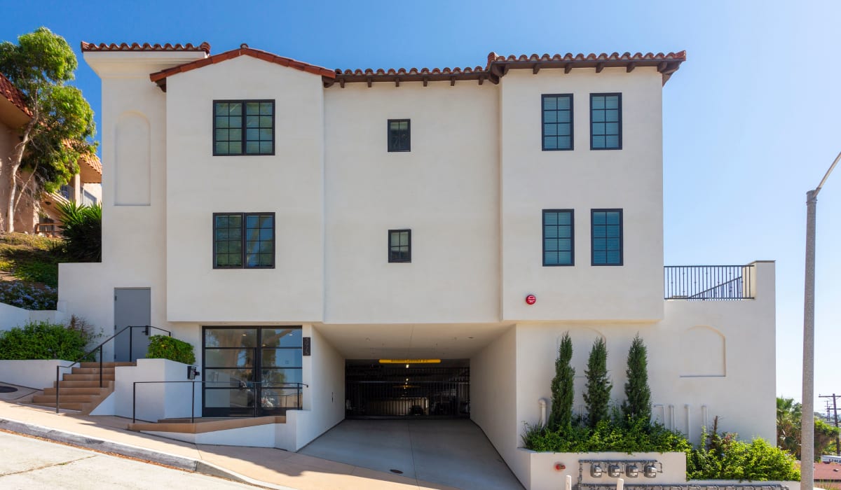 Exterior photo of Mission West Lofts in San Diego, California