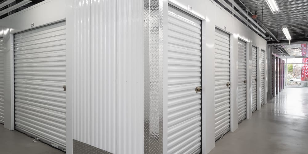 Indoor climate controlled units at StorQuest Self Storage in San Jose, California