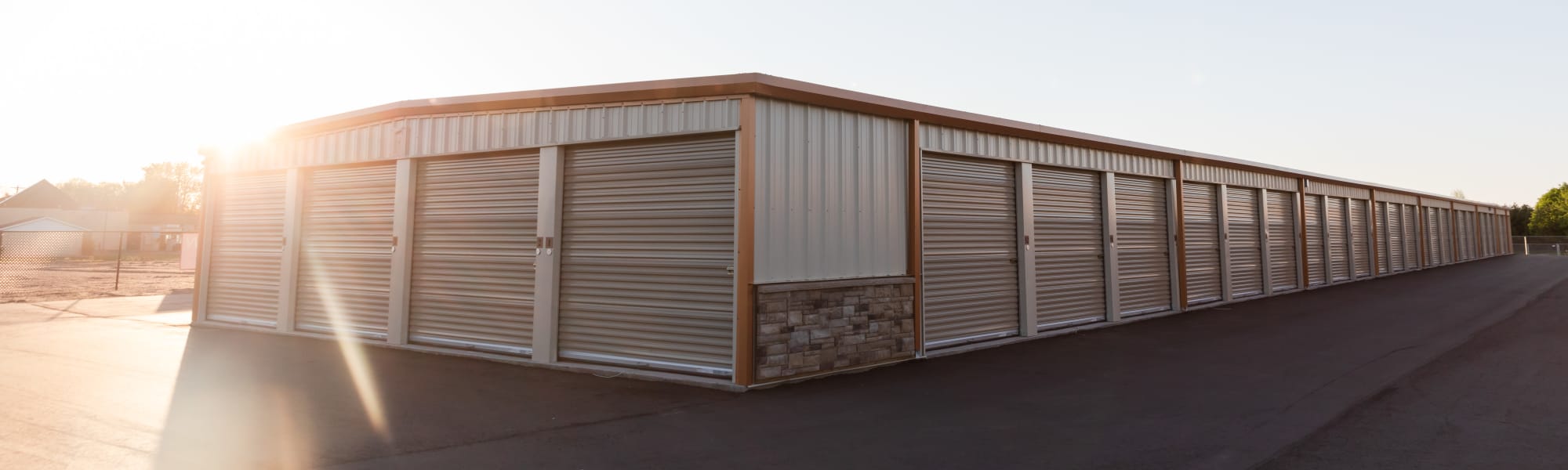 Outdoor storage units at KO Storage in Minnetonka, Minnesota