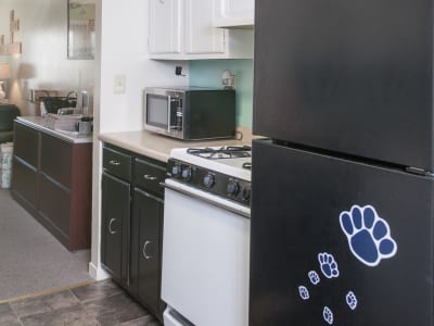 Spacious kitchen at Briarwood Apartments & Townhomes in State College, Pennsylvania