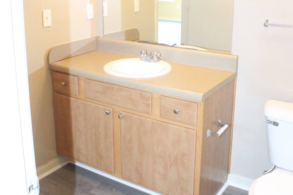 Bright bathroom at Lexington Park in Ocean Springs,Mississippi