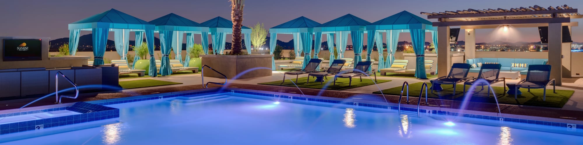 Amenities at The Core Scottsdale in Scottsdale, Arizona