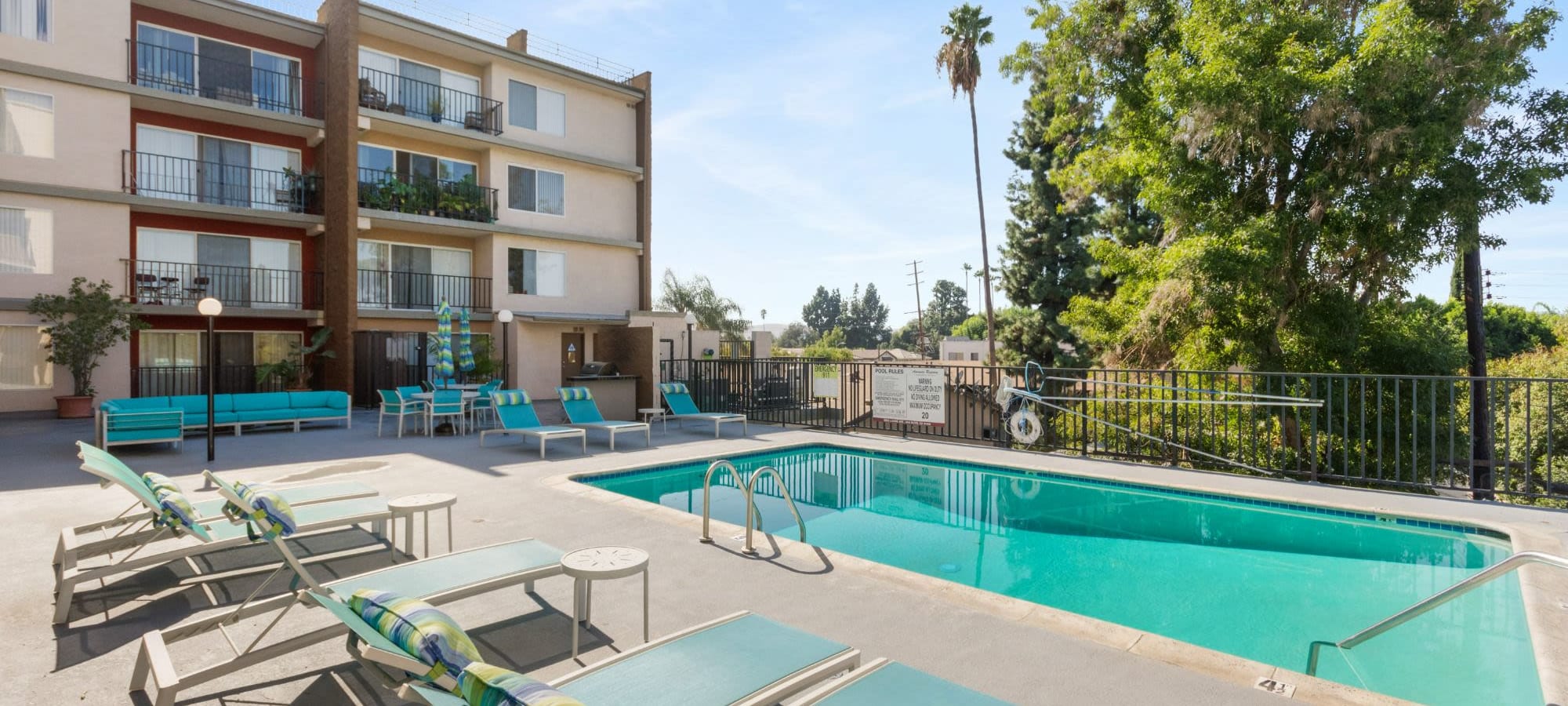 Apartments at Amanda Regency Apartments in Van Nuys California