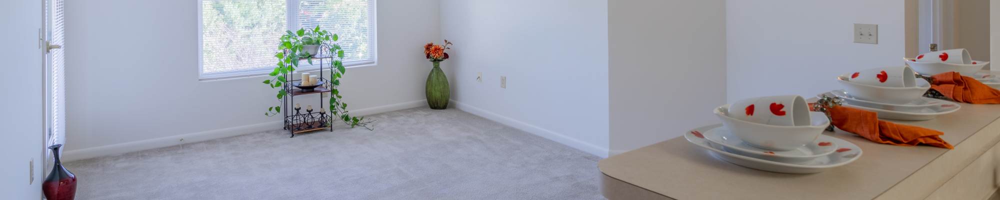 Spacious floor plans at Corrigan Square Apartments in Gaithersburg, Maryland