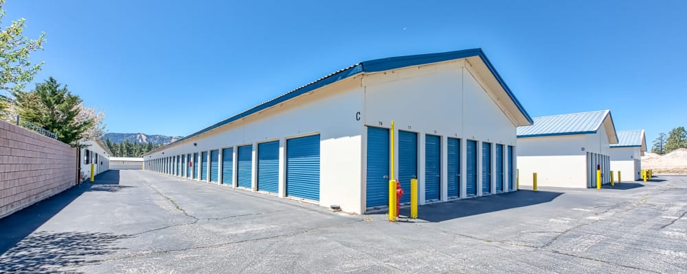 Drive-up storage units at Golden State Storage - Big Bear in Big Bear, California