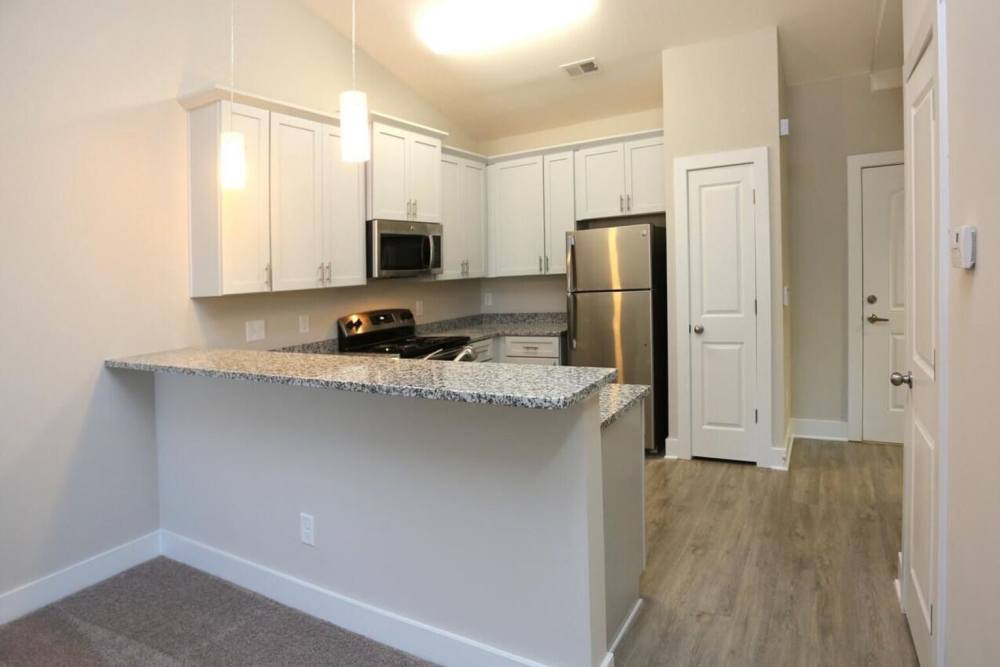 Spacious bedroom with large closet at Keystone At Mebane Oaks in Mebane, North Carolina