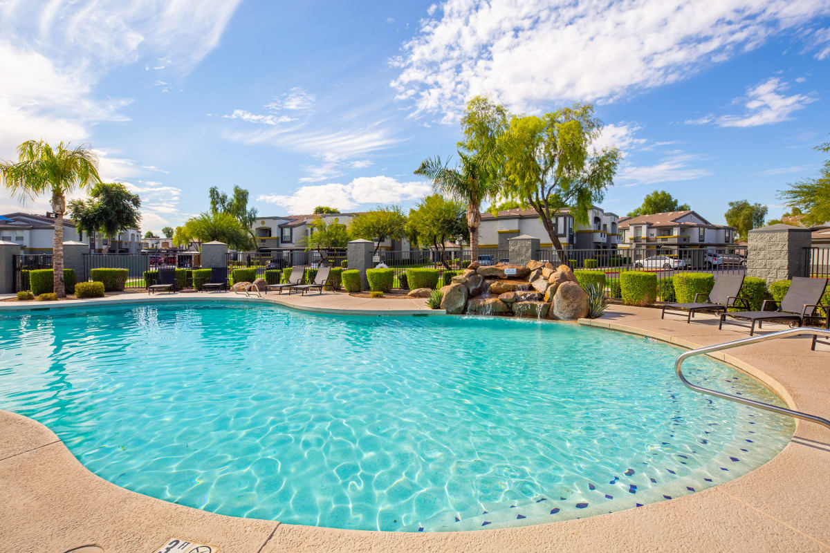 Resort-style pool at Tamarron, Phoenix, Arizona