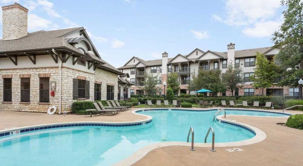 Community swimming pool at Stonebridge at the Ranch Apartments in Little Rock, Arkansas