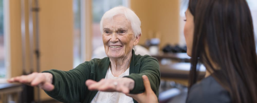 A group of residents playing a game at Ridge at Frisco in Frisco, Texas