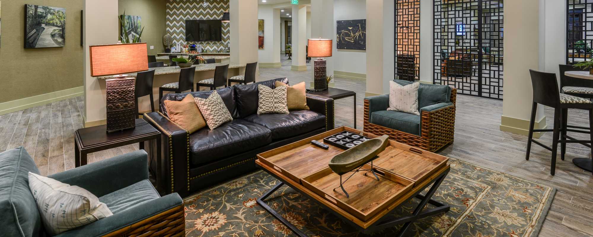 Modern clubhouse at Circa at Fishhawk Ranch in Lithia, Florida