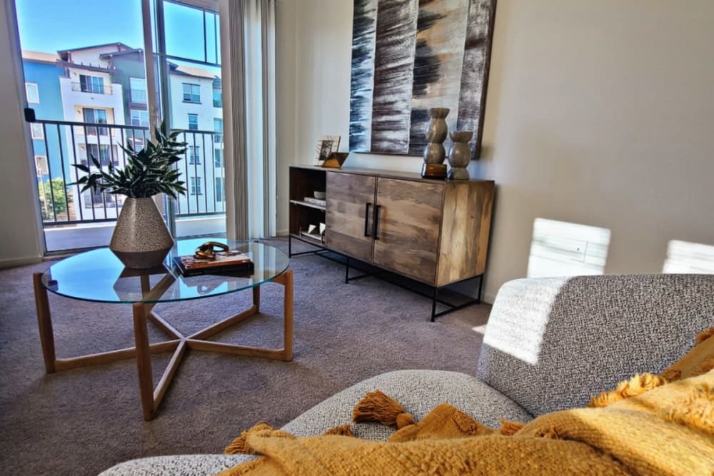 Modern living room at Oak Grove at Dublin Ranch in Dublin, California