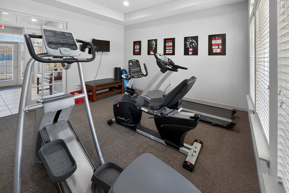 Fitness center at Lakeside in Mt Pleasant, Texas