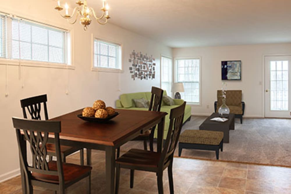 Clubhouse interior at Hickory Hollow in Spencerport, New York