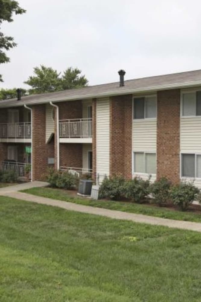 An apartment building at Valley Terrace in Durham, North Carolina