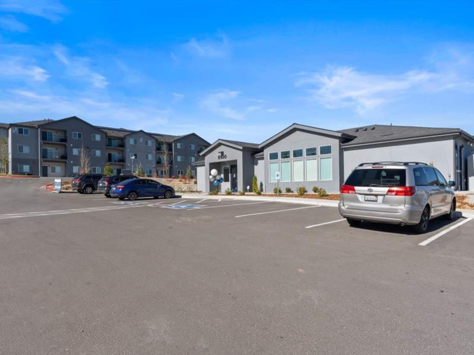 Outdoor parking space at The Ridge at Sun Valley in Sun Valley, Nevada