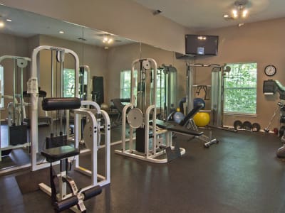 Fitness center at Highlands of Montour Run in Coraopolis, PA