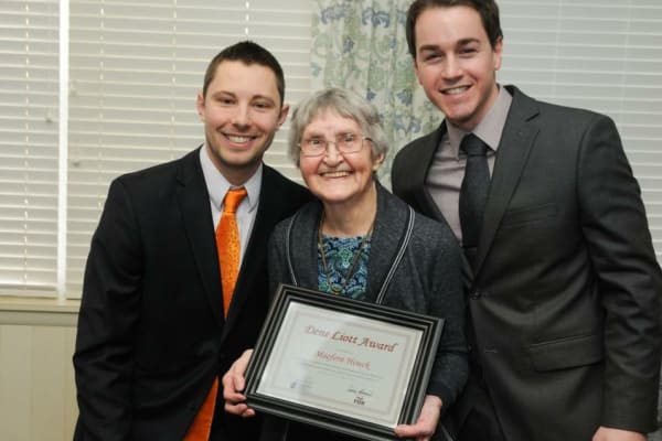 FOX optimal living award given to a resident at Chestnut Knoll in Boyertown, Pennsylvania