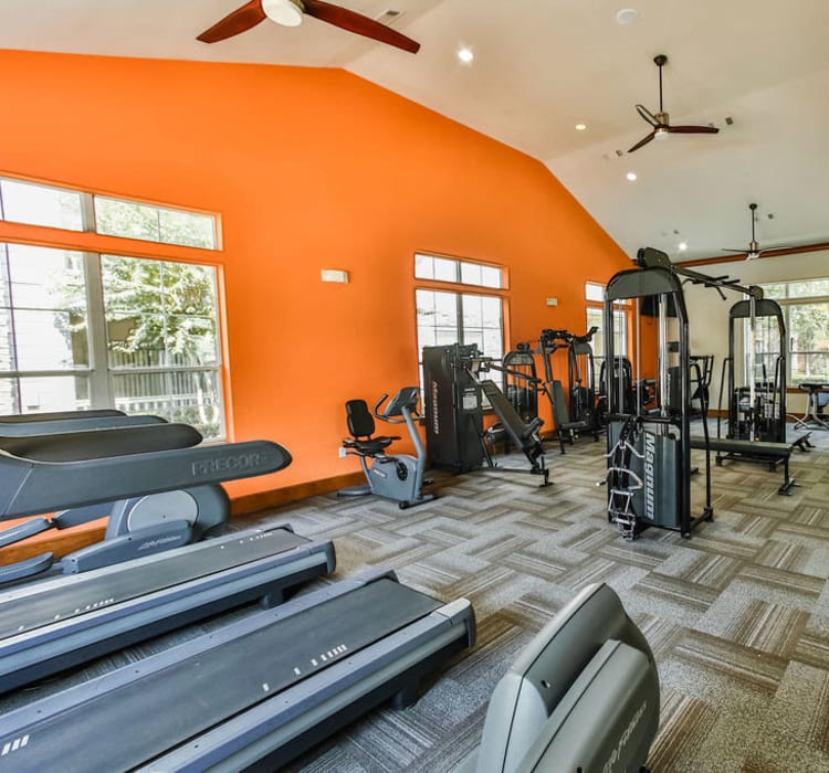 Fitness room at Stone Creek at The Woodlands in The Woodlands, Texas