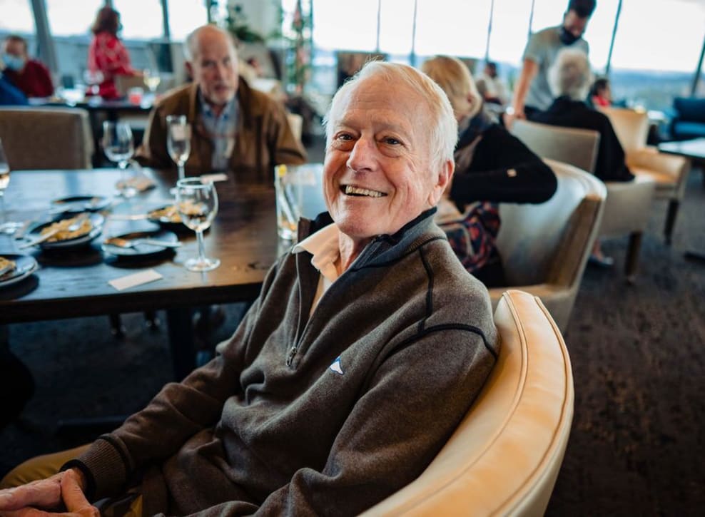Resident smiling at Murano in Seattle, Washington
