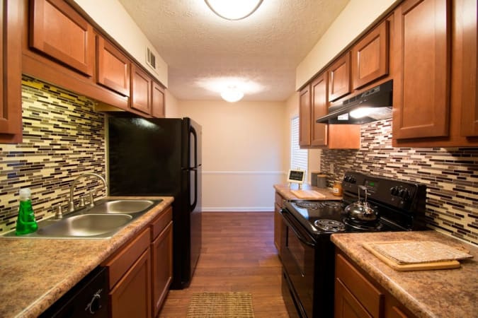 Modern kitchen at The Springs