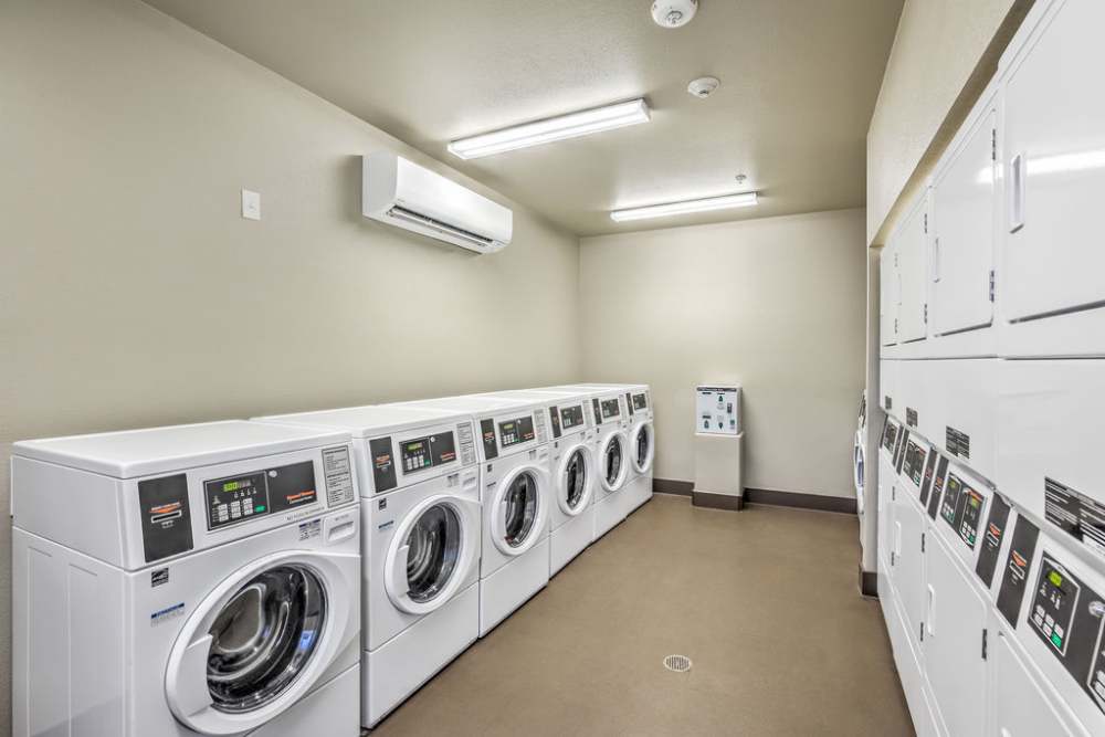 Washer and dryer facilities at Harmony in Las Vegas, Nevada 