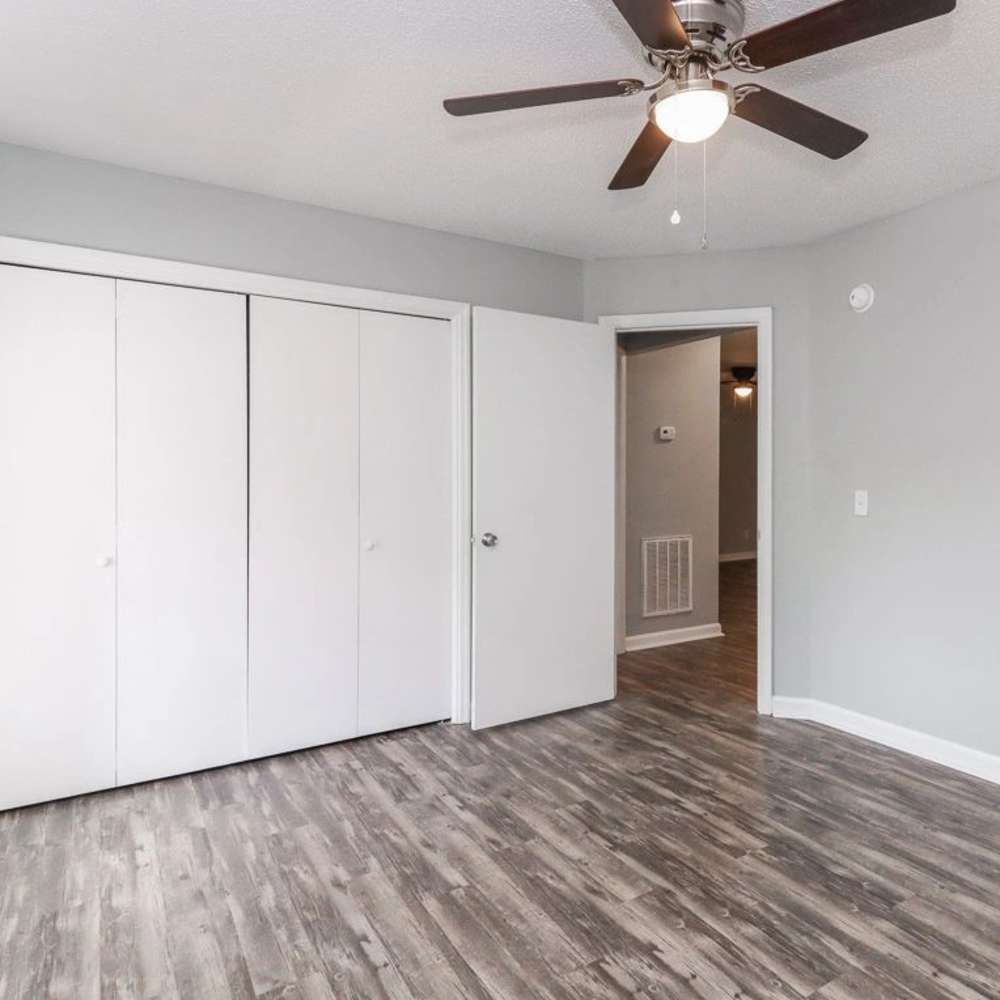 Air conditioned bedroom at The Oaks At Northshore in Chattanooga, Tennessee