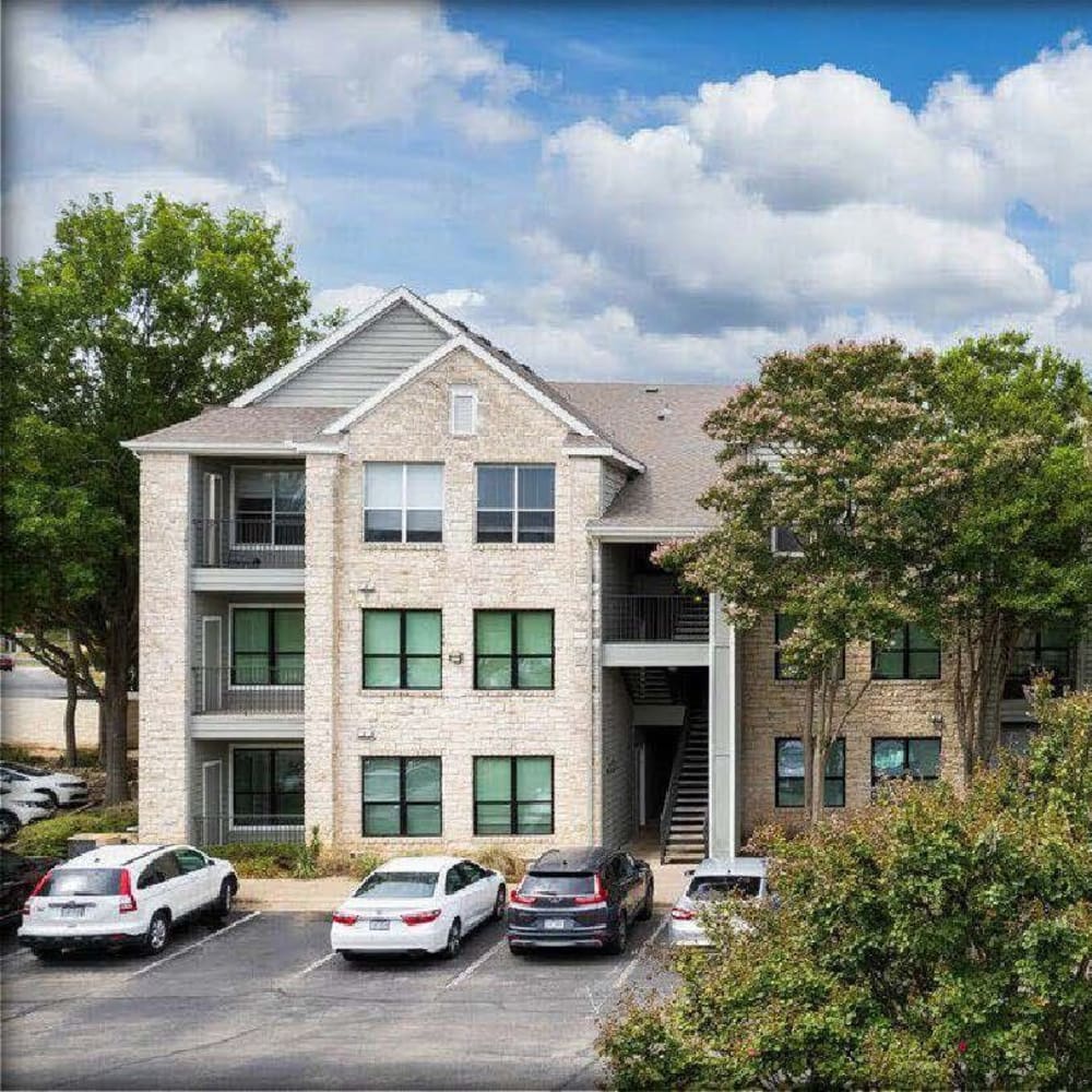 Exterior of apartments at The Wayman in Austin, Texas 