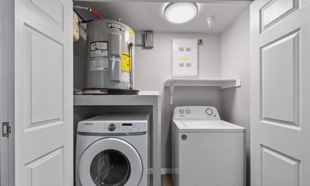 Washer and dryer at District At Pellicano in El Paso, Texas 