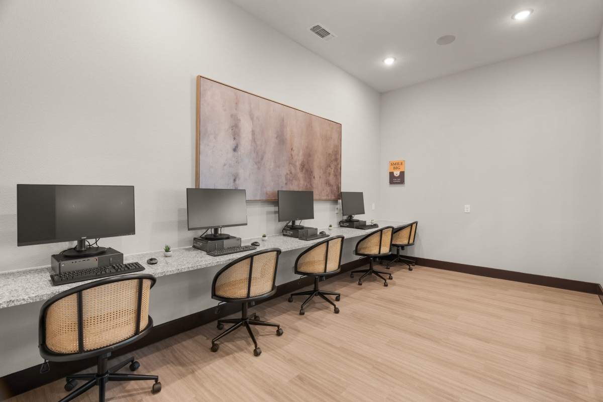 Business center at Walnut Springs in Seguin, Texas