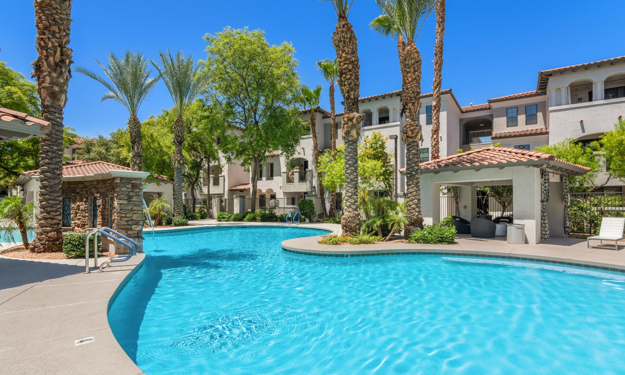 San Marquis apartments with an outdoor pool, in Tempe, Arizona