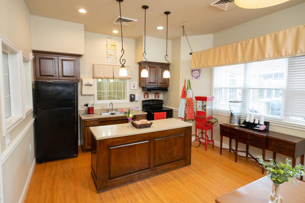 kitchen at The Heritage of Clearlake in Houston, Texas