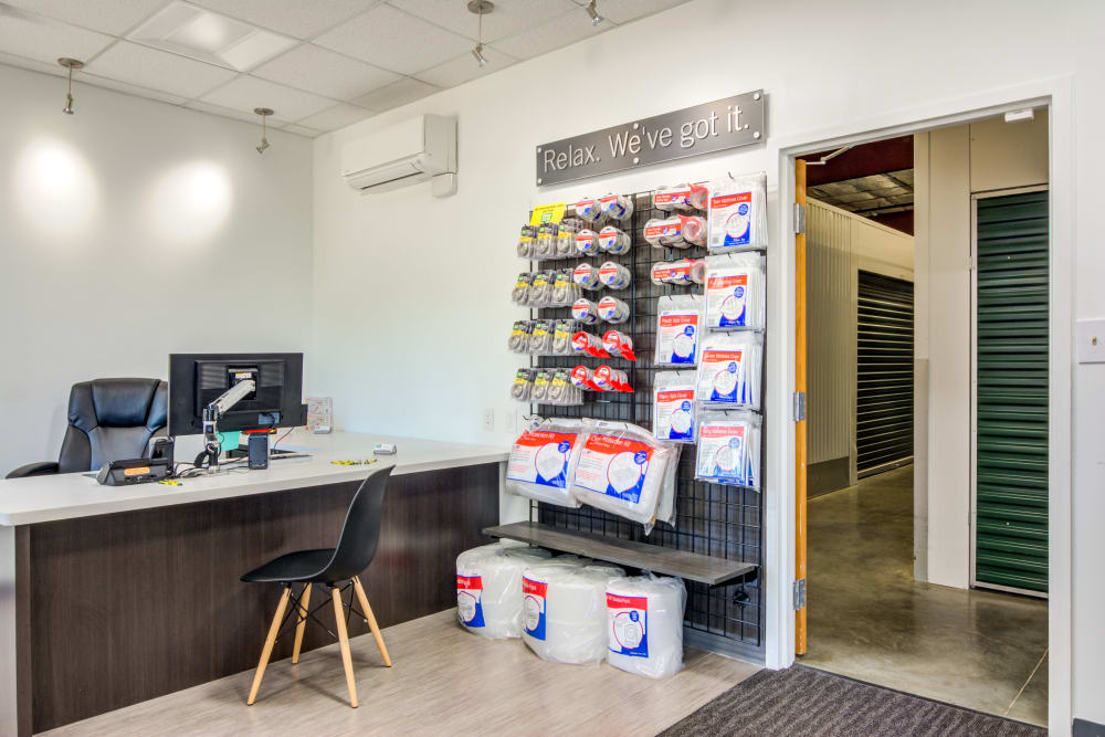 Packing supplies at Metro Self Storage in Montgomery, Alabama