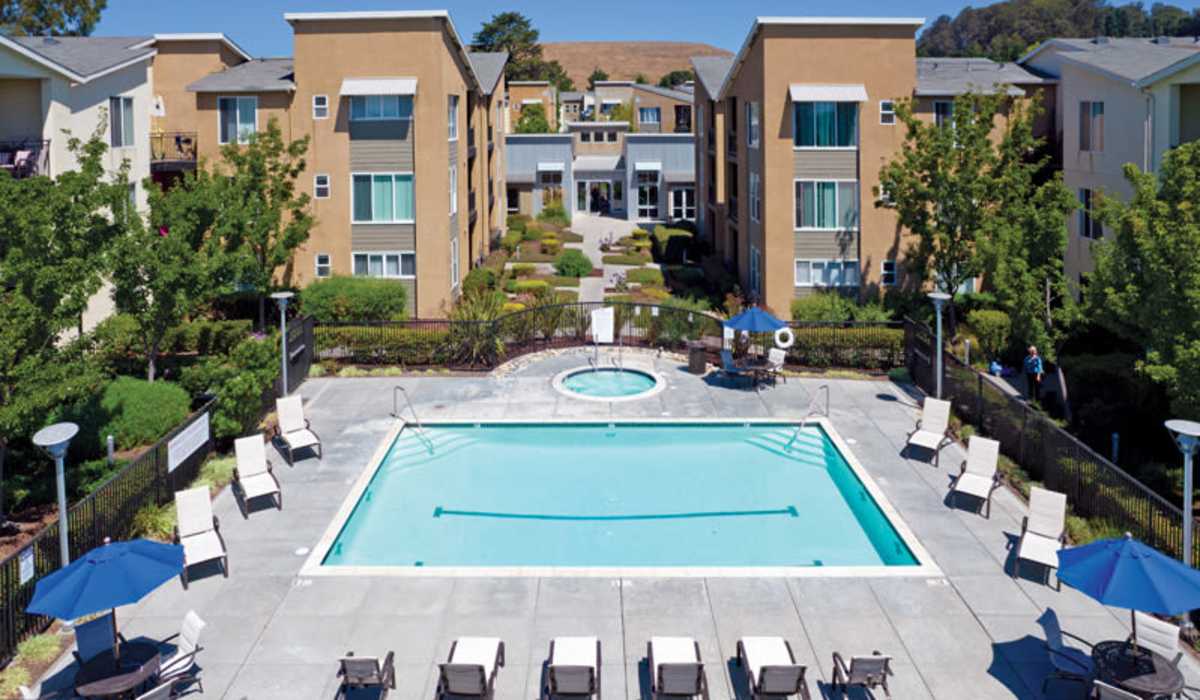 Swimming pool at Pacific Shores, Santa Cruz, California
