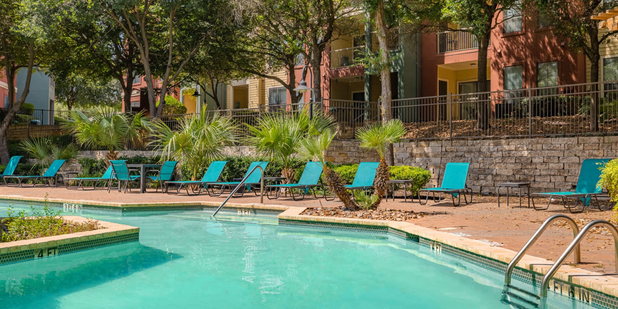 Rendering of residents swimming pool at Broadstone in San Antonio, Texas