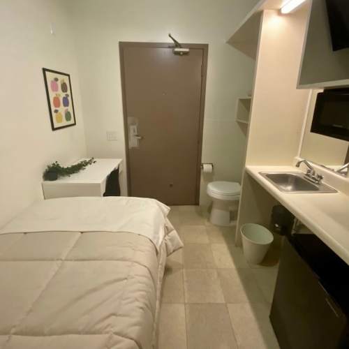 View floor plans at Trolley Court in San Diego, California