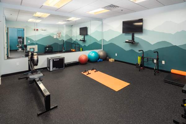 Fitness Center at The Cotton Mill Lofts in Roanoke, Virginia