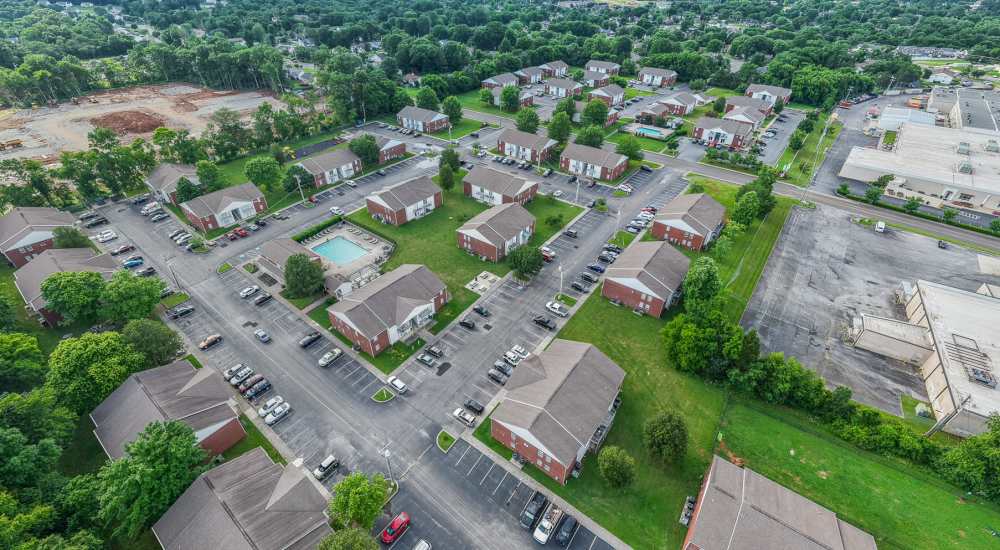 Beautiful image of the neighborhood near Laurel Wood Apartments in Smyrna, Tennessee