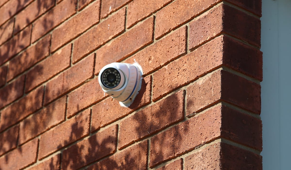 Security camera at Midgard Self Storage in Newberry, Florida