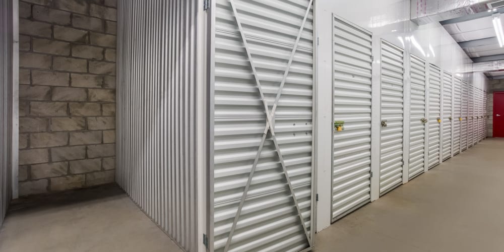 Inside a self storage unit at StorQuest Self Storage in Bradenton, Florida