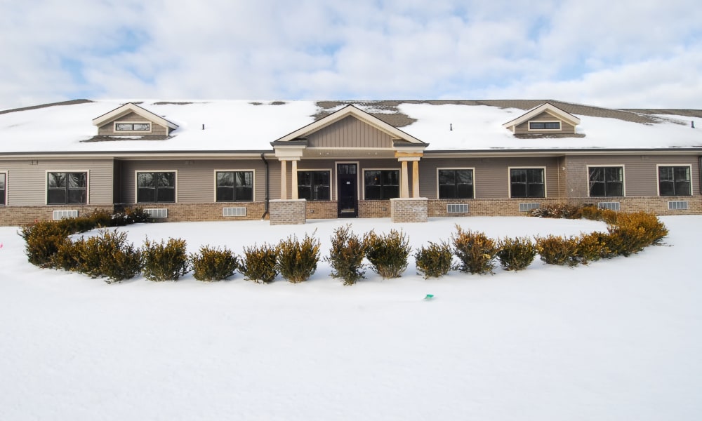Facility in construction at Randall Residence at Encore Village in Brighton, Michigan