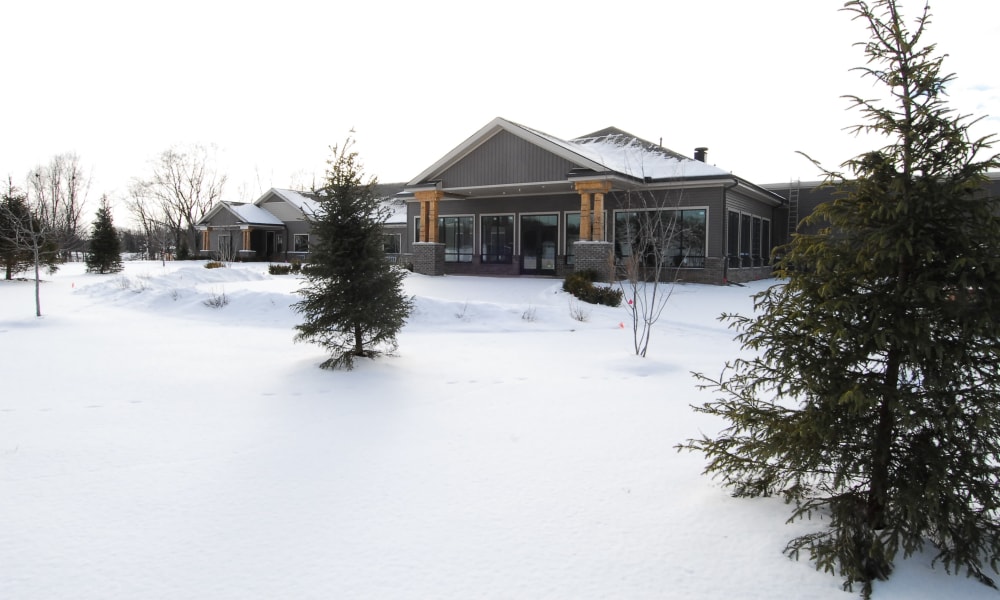 Facility in construction at Randall Residence at Encore Village in Brighton, Michigan