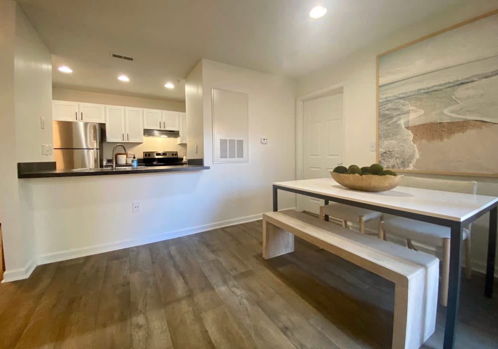 Model kitchen at Coventry Green in Goose Creek, South Carolina