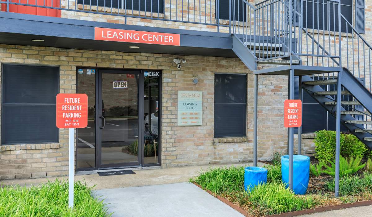 Leasing office at Costa Mesa Apartments in Houston, Texas