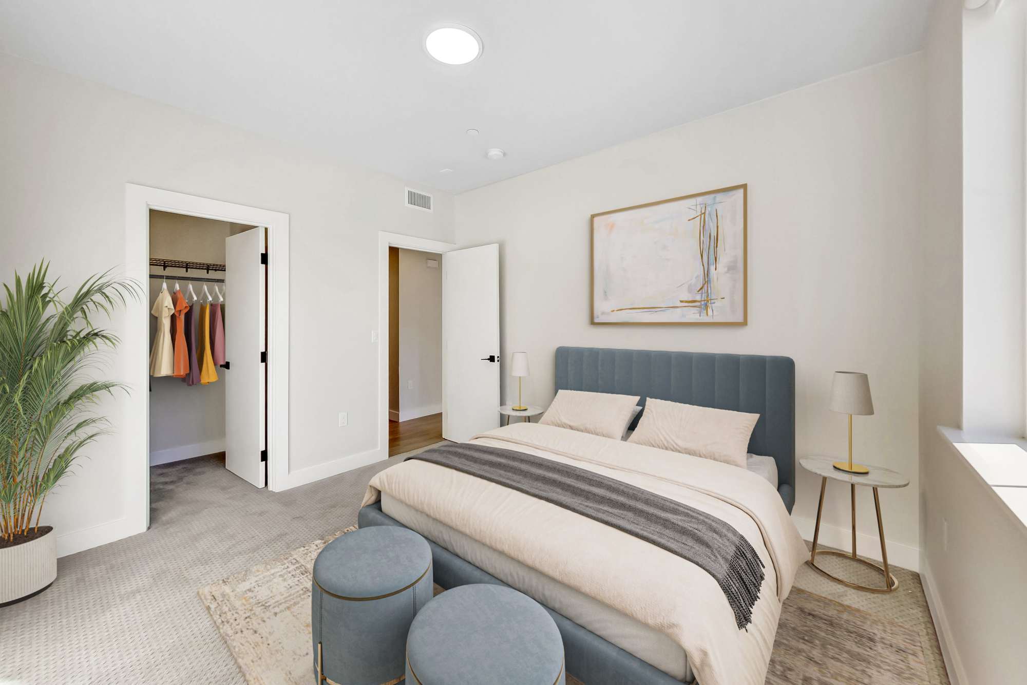 Large Primary Suite with Spacious Closet at Domaine at Napa Junction in American Canyon, California