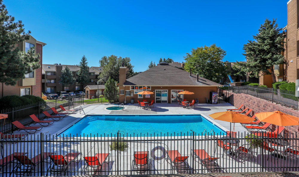 Pool at Silver Reef Apartments in Lakewood, CO