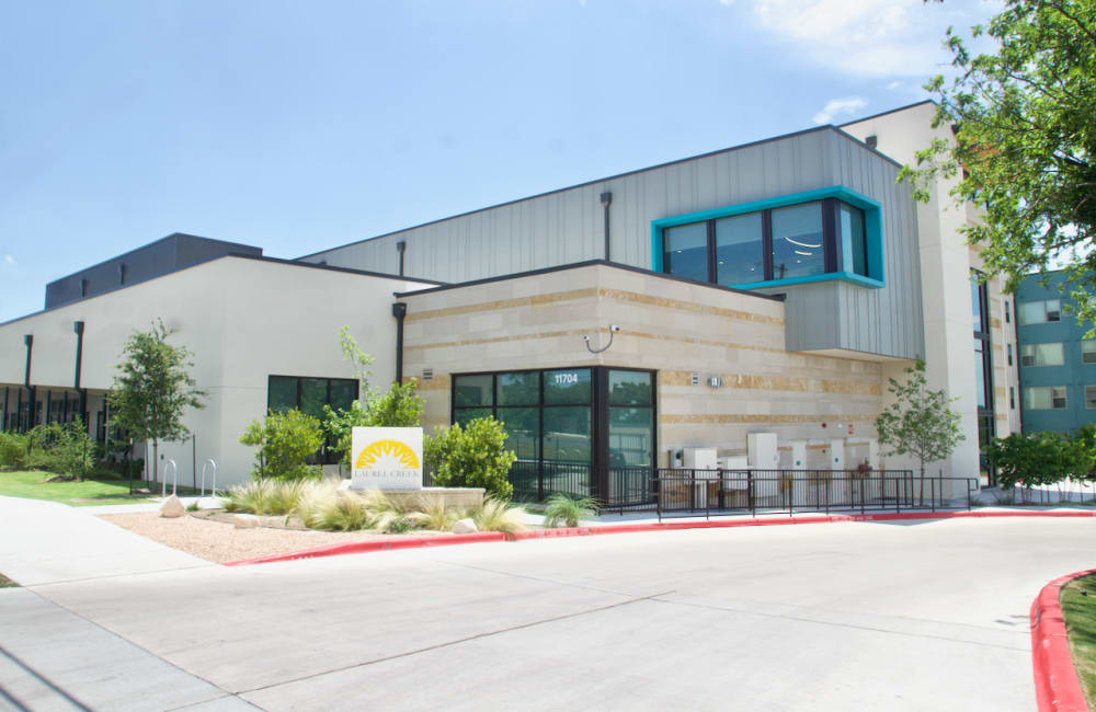 Leasing office at Laurel Creek Apartments in Austin, Texas, 