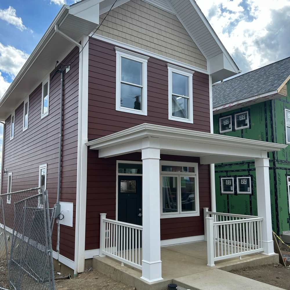New house at Grandview South Homes in Pittsburgh, Pennsylvania